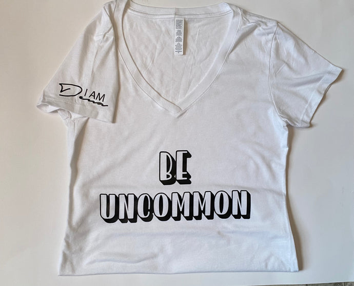 “Be Uncommon” v-neck