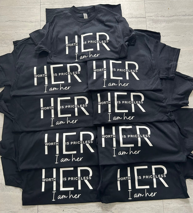“I Am Her” Tees